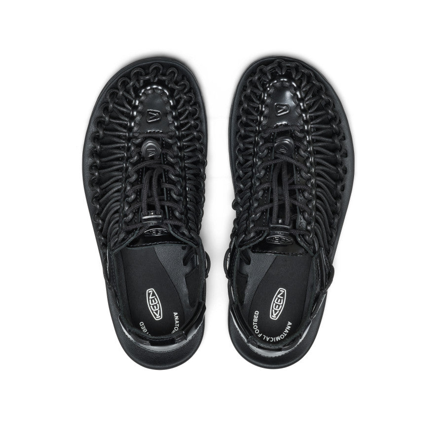 All Gender UNEEK Leather Sneaker | Perseid Black