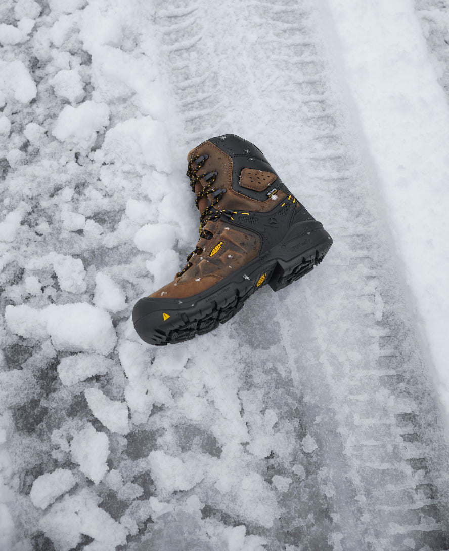 Men's Dover 8" Waterproof Boot (Carbon Toe) | Dark Earth/Black