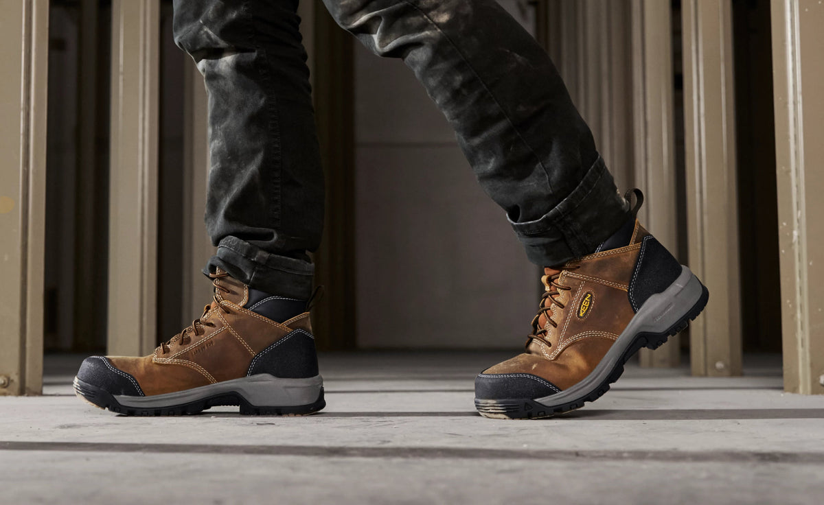 Men's Evanston 6" ESD Boot (Carbon Toe) | Bison/Black