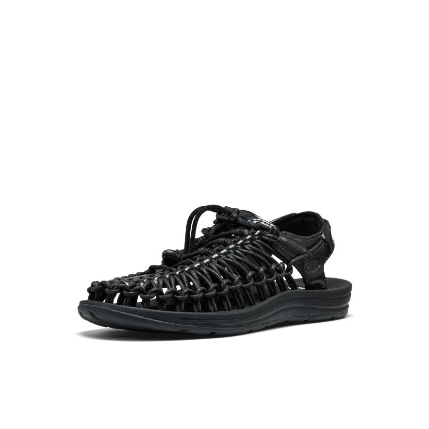 All Gender UNEEK Leather Sneaker | Perseid Black