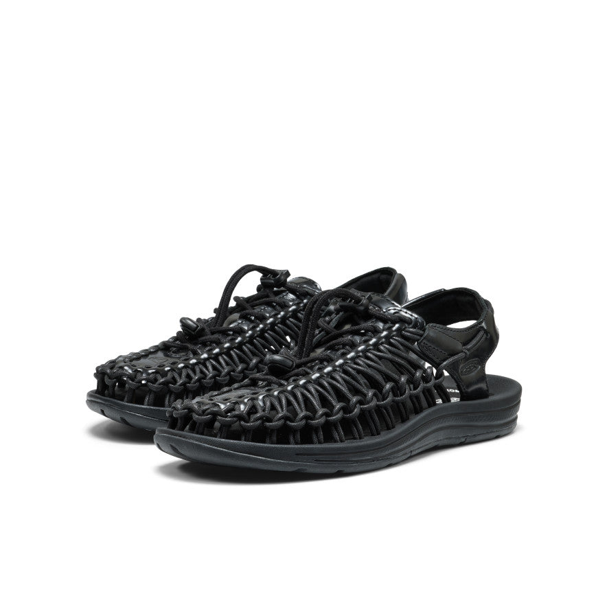 All Gender UNEEK Leather Sneaker | Perseid Black