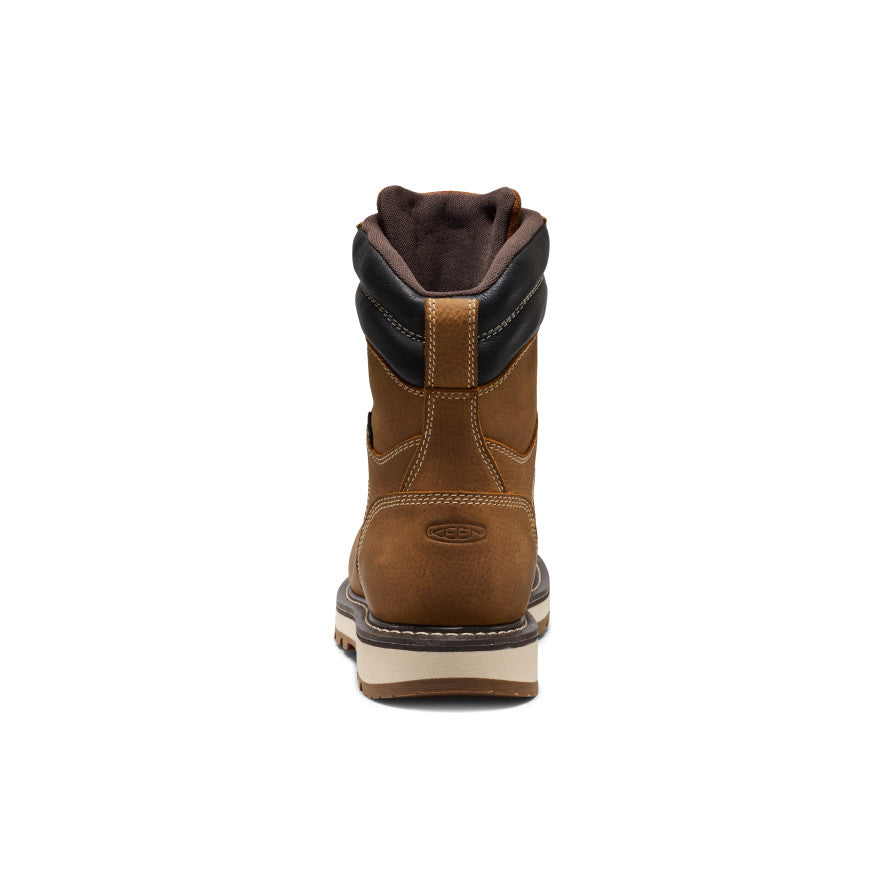 Men's Cincinnati 8" Waterproof 90° Heel Boot (Carbon Toe) | Belgian/Sandshell