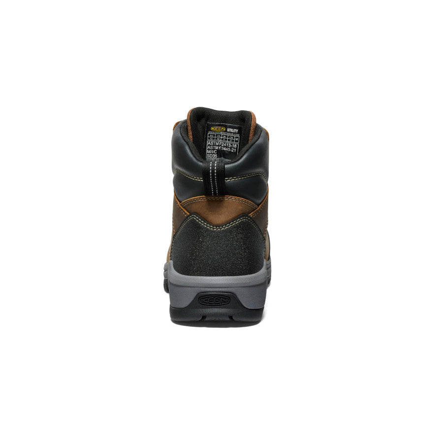 Men's Evanston 6" ESD Boot (Carbon Toe) | Bison/Black
