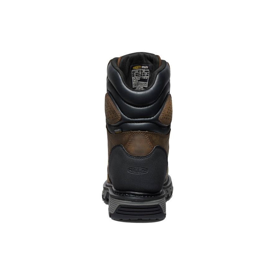 Men's CSA Camden 8" Waterproof Boot (Carbon Toe) | Dark Earth/Black