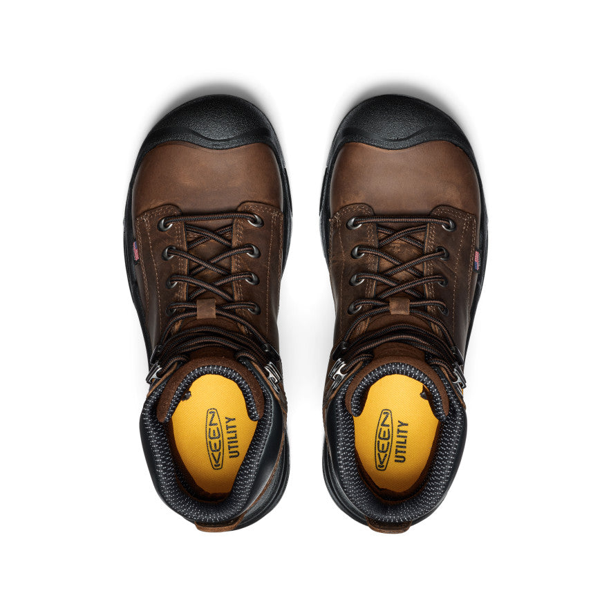 Men's Mt Vernon II 6" Waterproof Boot (Steel Toe) | Dark Earth/Black