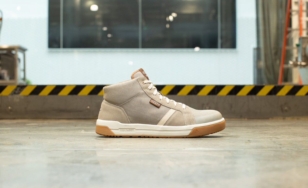 Men's Kenton Mid Work Shoe (Carbon Toe) | Brindle/Gum