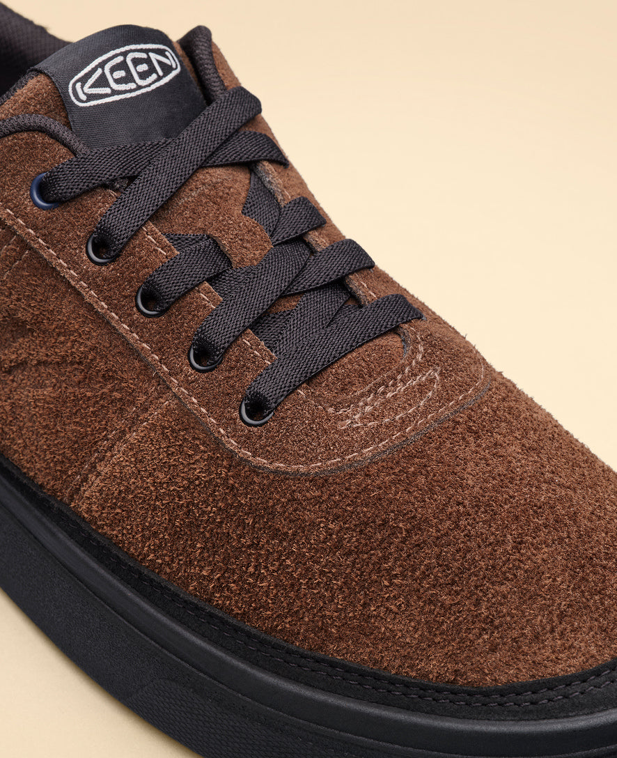 Men's KM4 Leather Sneaker | Dark Earth/Black