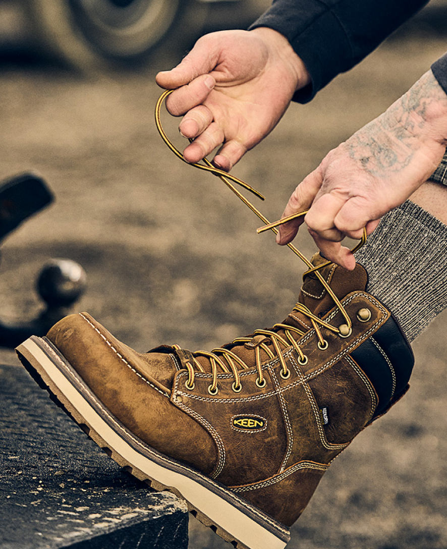 Men's Cincinnati 8" Waterproof Boot (Carbon Toe) | Belgian/Sandshell