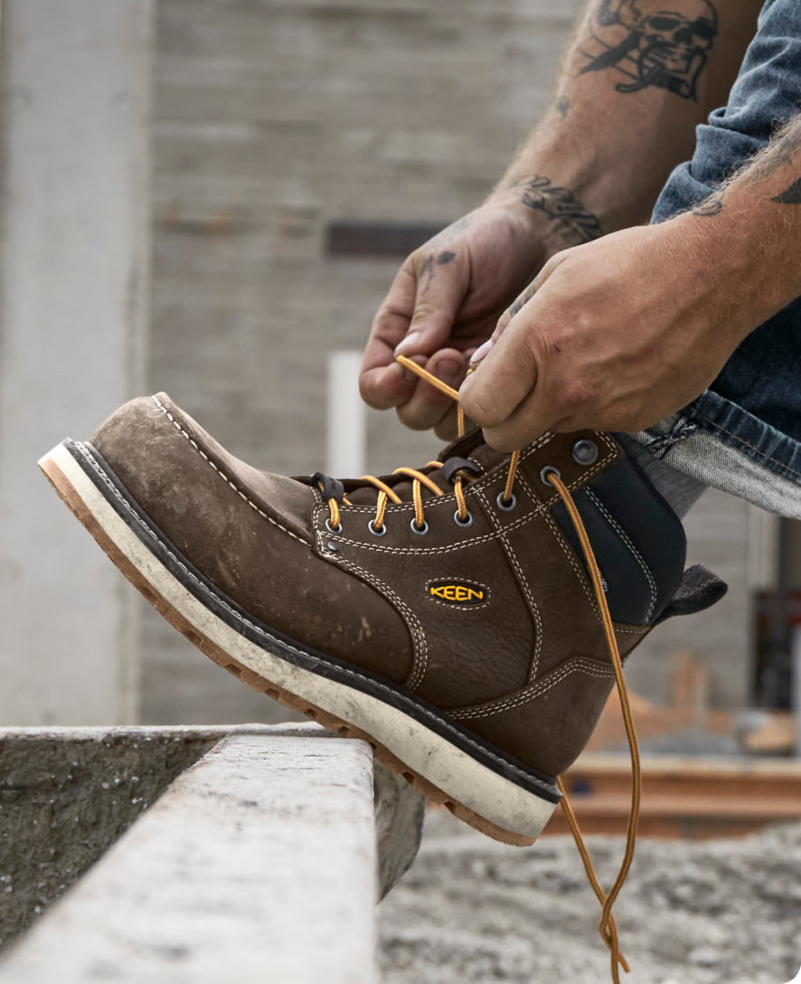 Men's Cincinnati 6" Waterproof Boot (Carbon Toe) | Dark Chocolate/Sandshell