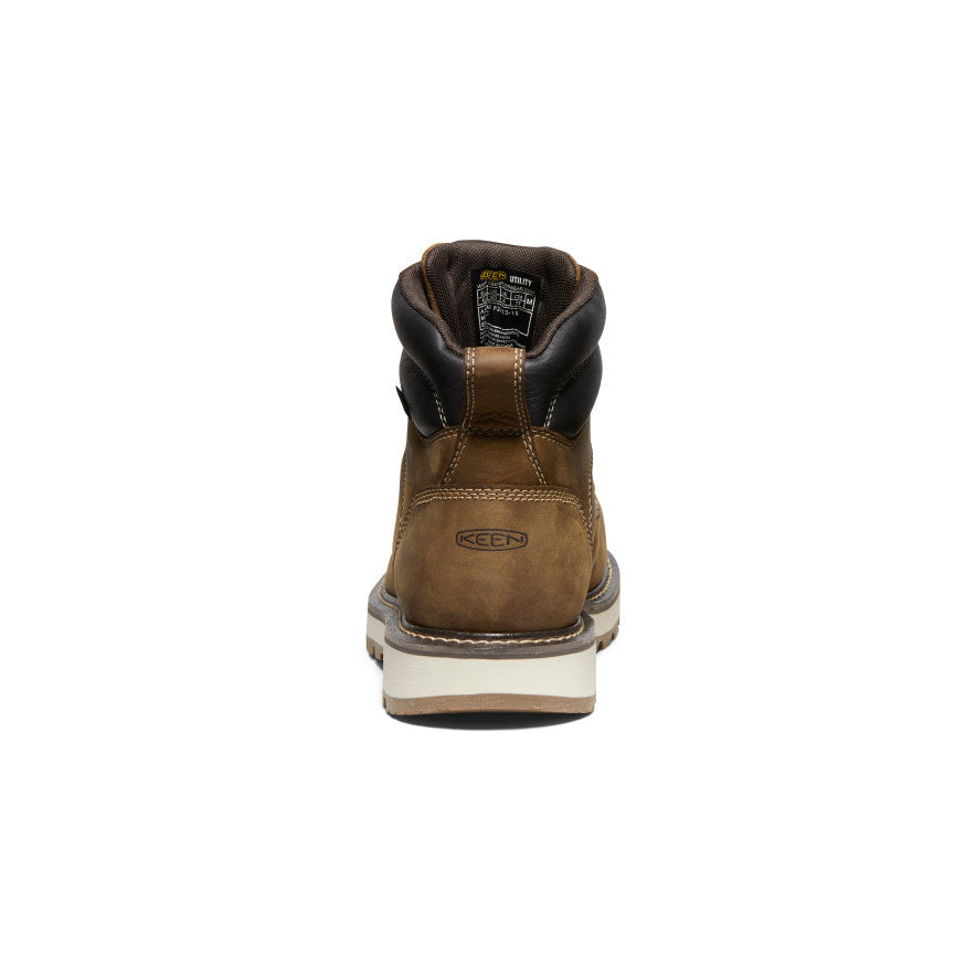 Men's Cincinnati 6" Waterproof 90° Heel Boot (Carbon Toe) | Belgian/Sandshell
