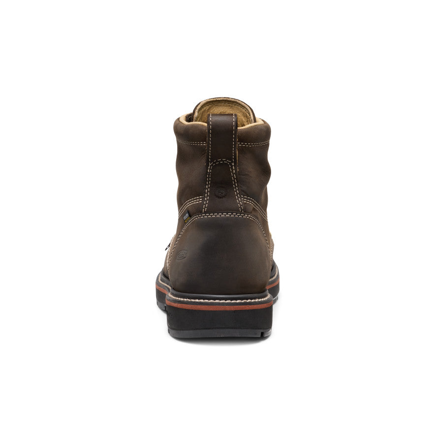 Men's Liberty 6" Waterproof 90° Heel Boot (Carbon Toe) | Coffee Bean/Black