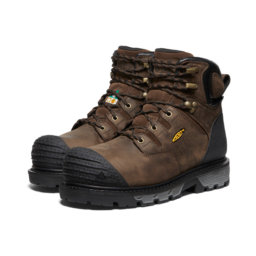 Men's CSA Camden 6" Waterproof Boot (Carbon Toe) | Dark Earth/Black