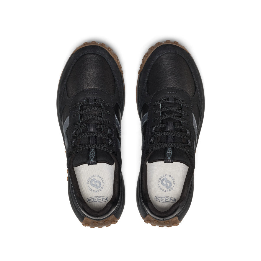 Men's KS86 Leather Sneaker | Black