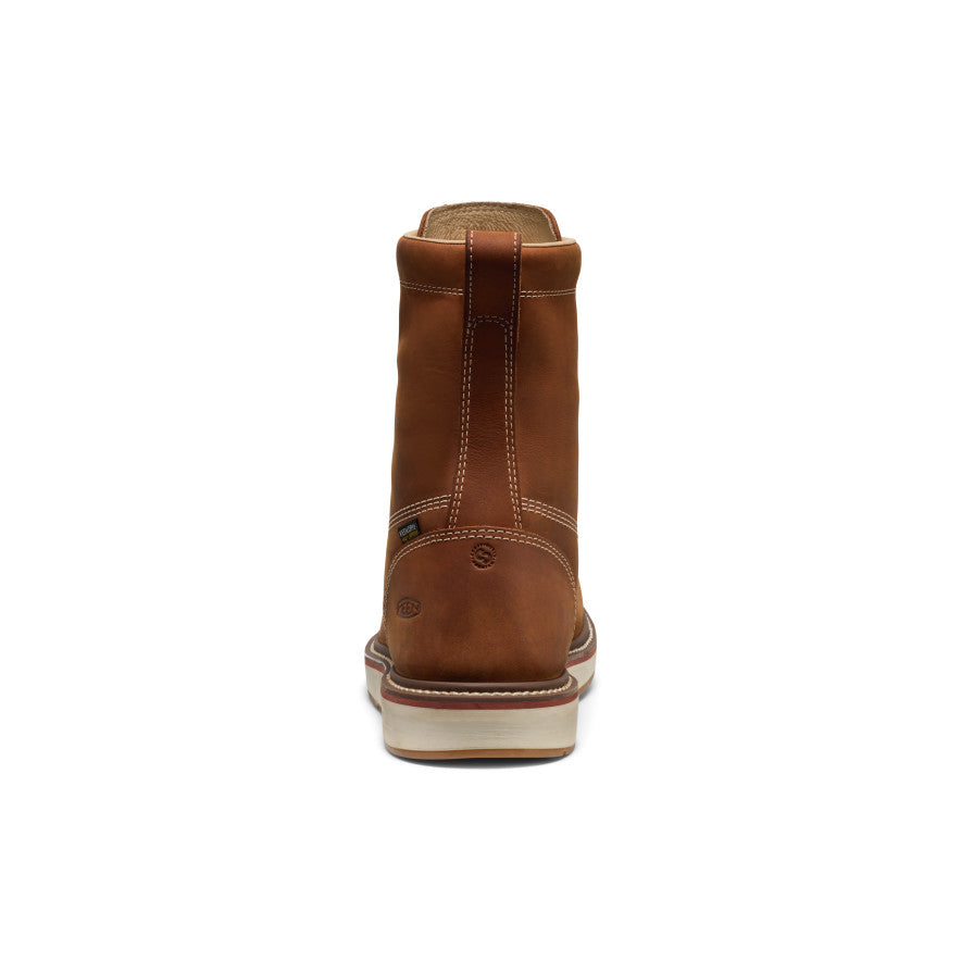 Men's Liberty 8" Waterproof Boot (Soft Toe) | Leather Brown/Birch