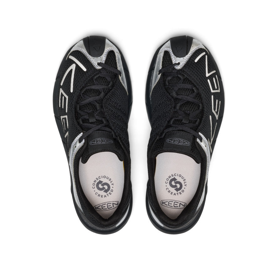 Women's A86 Sneaker | Black/Silver