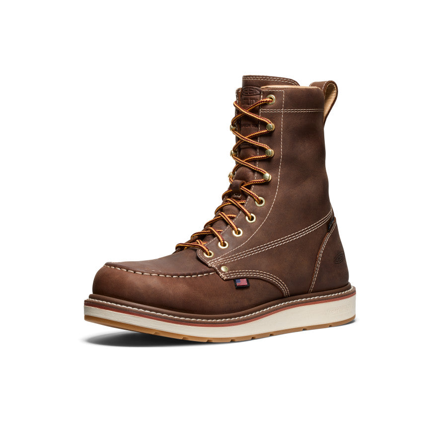 Men's Liberty 8" Waterproof Boot (Carbon Toe) | Chestnut/Gum