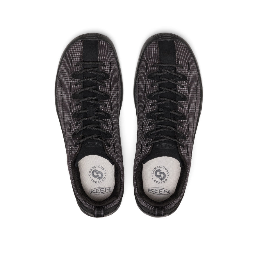 Men's Jasper Nylon Waterproof Sneaker | Black/Black