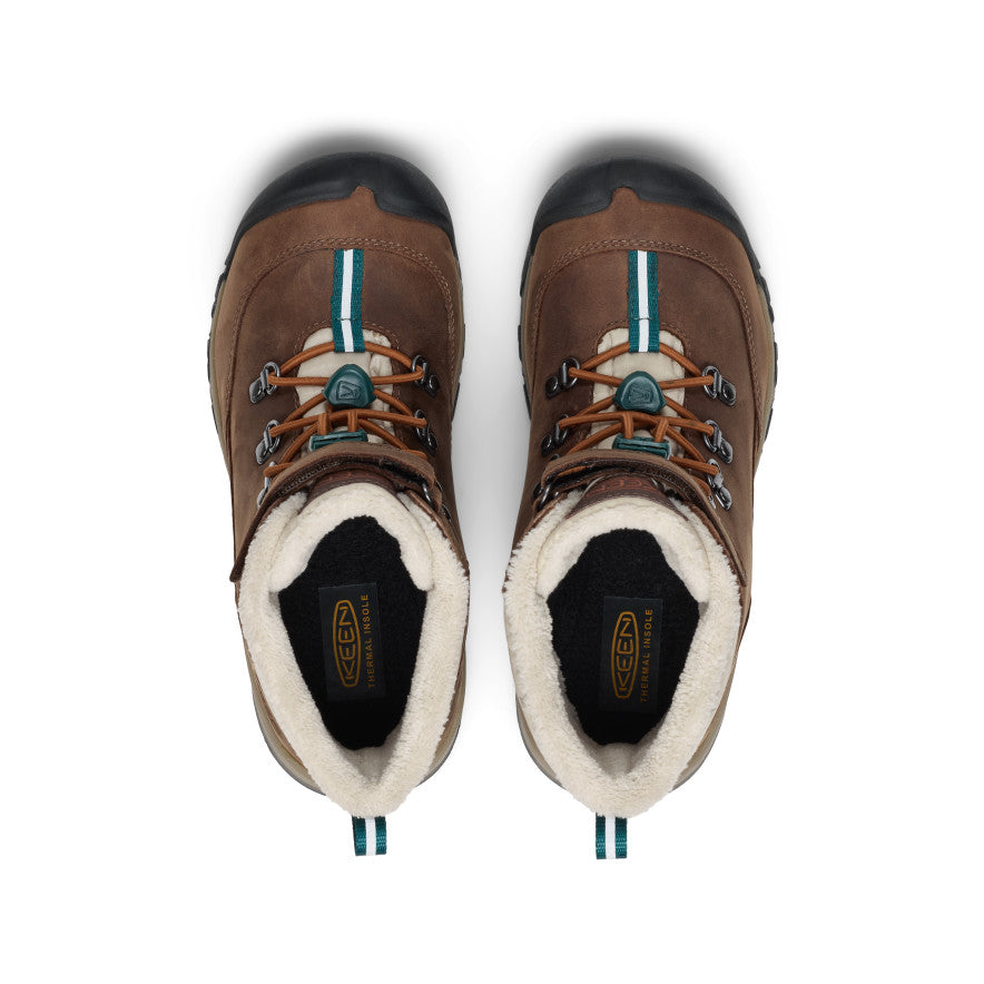 Big Kids' Kanibou Waterproof Winter Boot | Dark Earth/Roasted Pecan