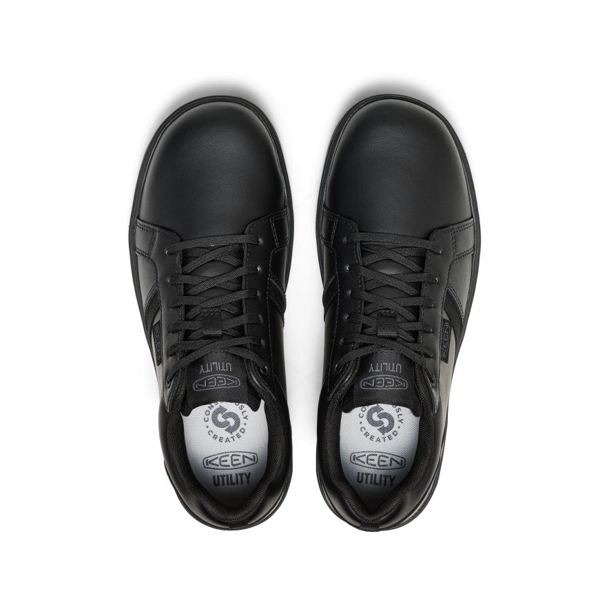 Men's Kenton WTX Work Shoe (Soft Toe)  |  Black/Black