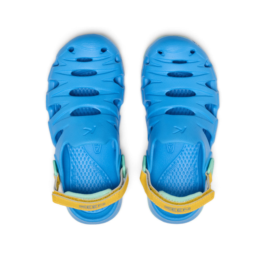 Big Kids' HyperFLT Clog  |  Azure Blue/Daffodil
