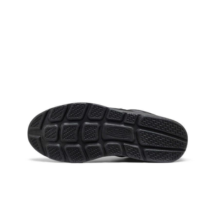 Men's KM2 Leather Jogger  |  Black/Black