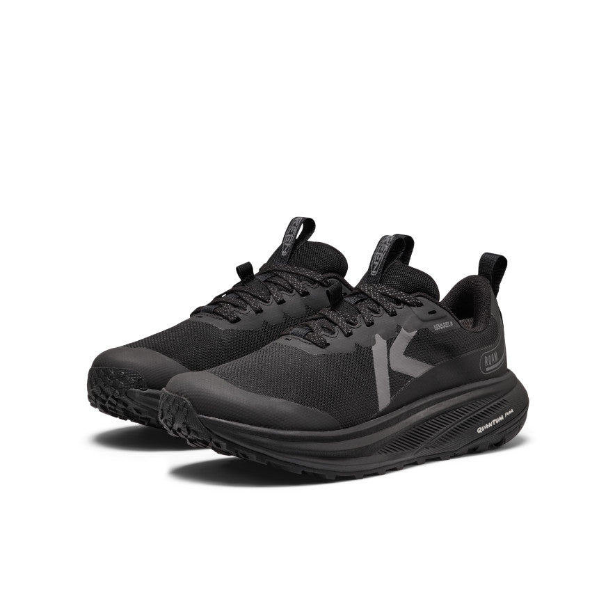 Women's Roam Waterproof Trail Running Shoe  |  Black/Black