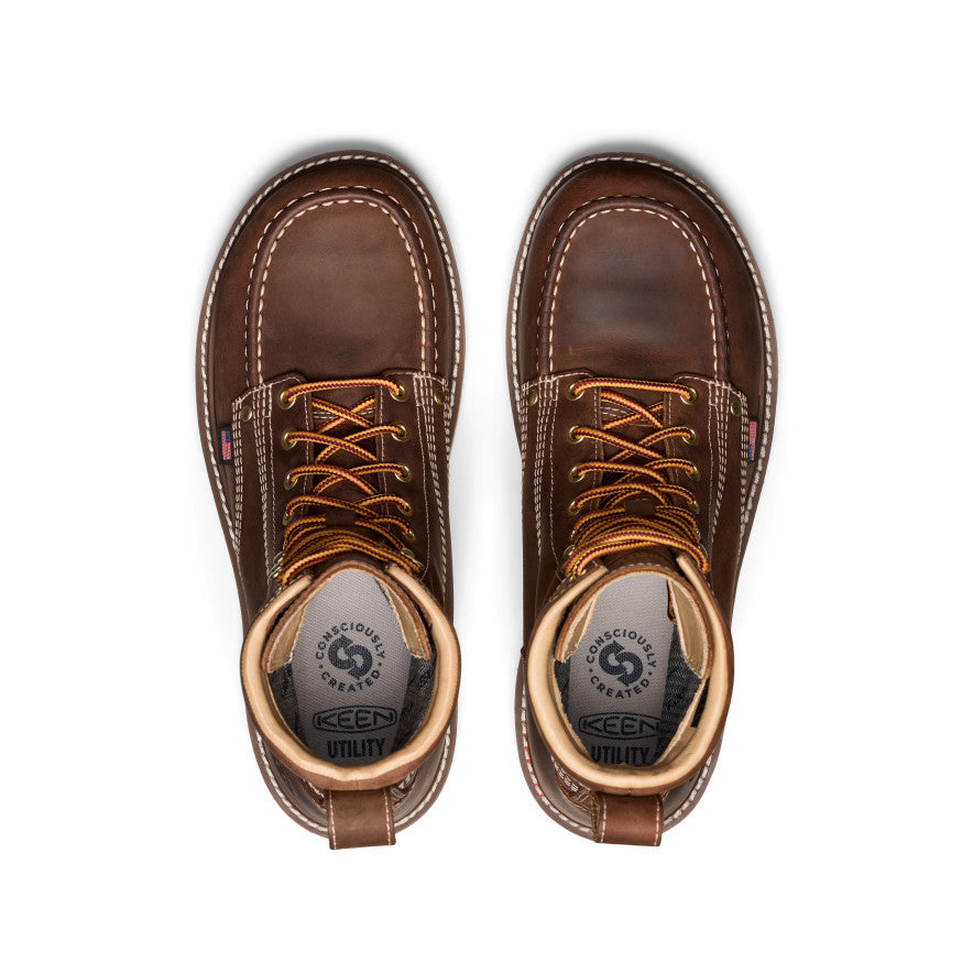 Men's Liberty 8" Waterproof Boot (Carbon Toe)  |  Chestnut/Gum