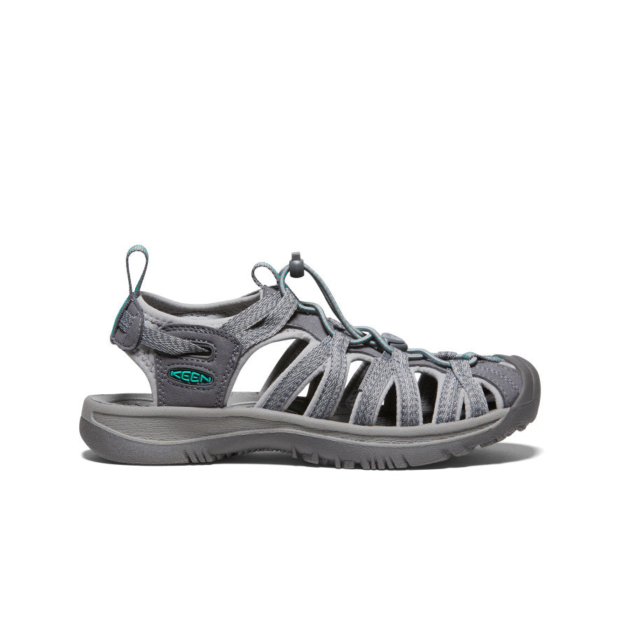 Women's Whisper  |  Medium Grey/Peacock Green