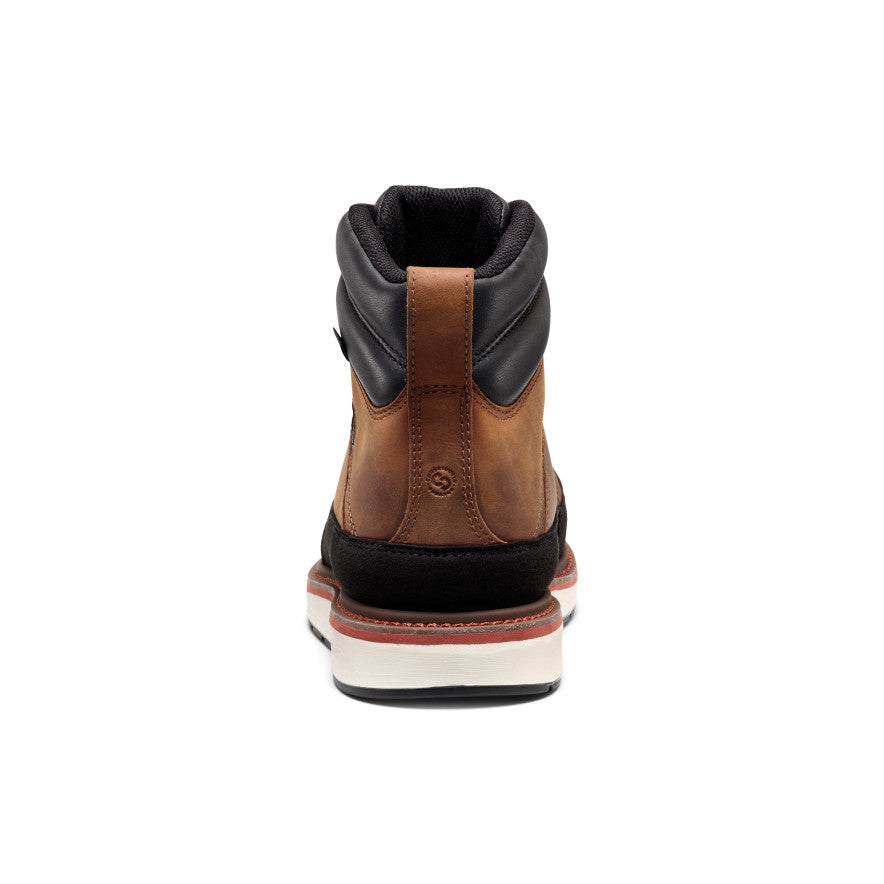 Men's Liberty Racer 6" Waterproof Work Boot (Carbon Toe)  |  Bison/Black