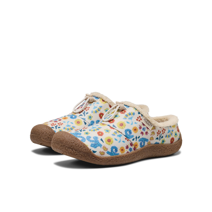 Women's Howser III Slide  |  Emb Flower/Birch