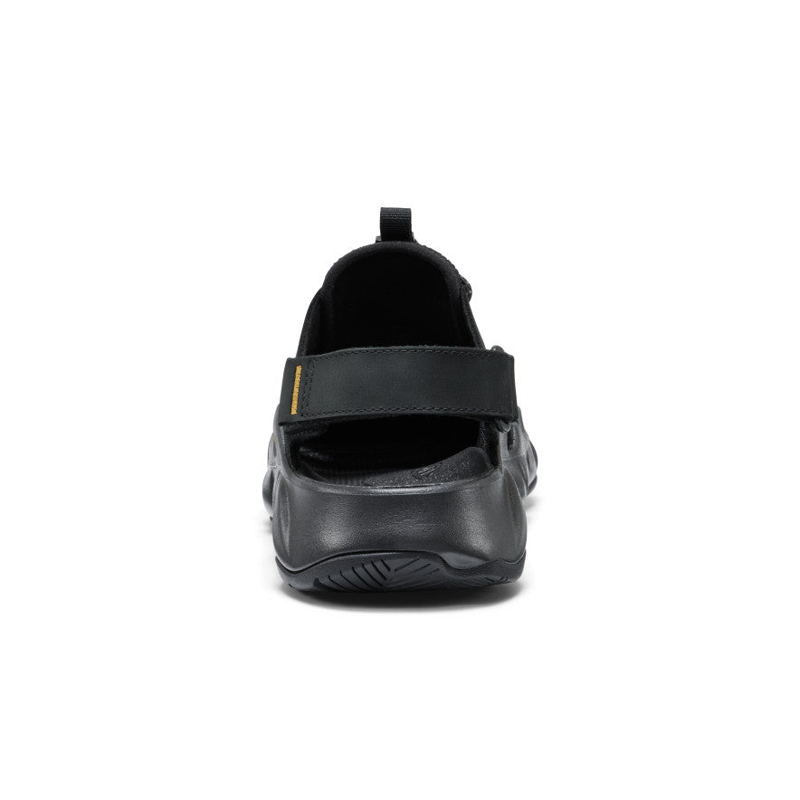 Men's Hyperport Fisherman Leather Sandal  |  Black/Keen Yellow