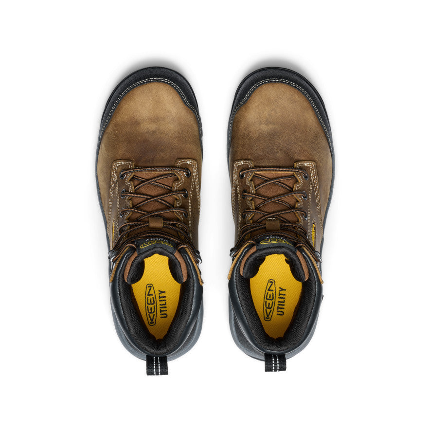 Men's Evanston 6" Waterproof Boot INT MET (Carbon Toe)  |  Bison/Black
