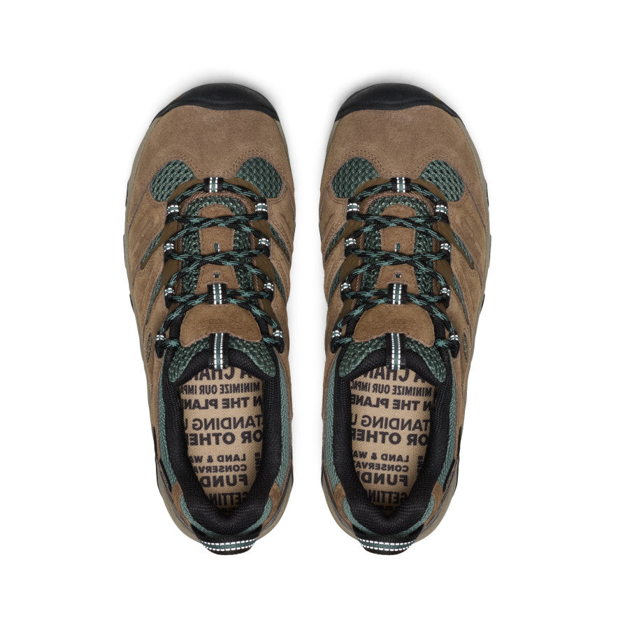 Women's Headout Waterproof Hiking Shoe  |  Shitake/Dark Forest