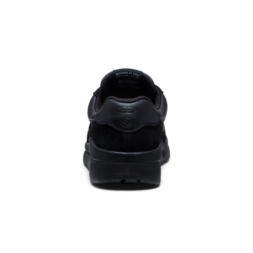 Men's KM2 Leather Jogger  |  Black/Black