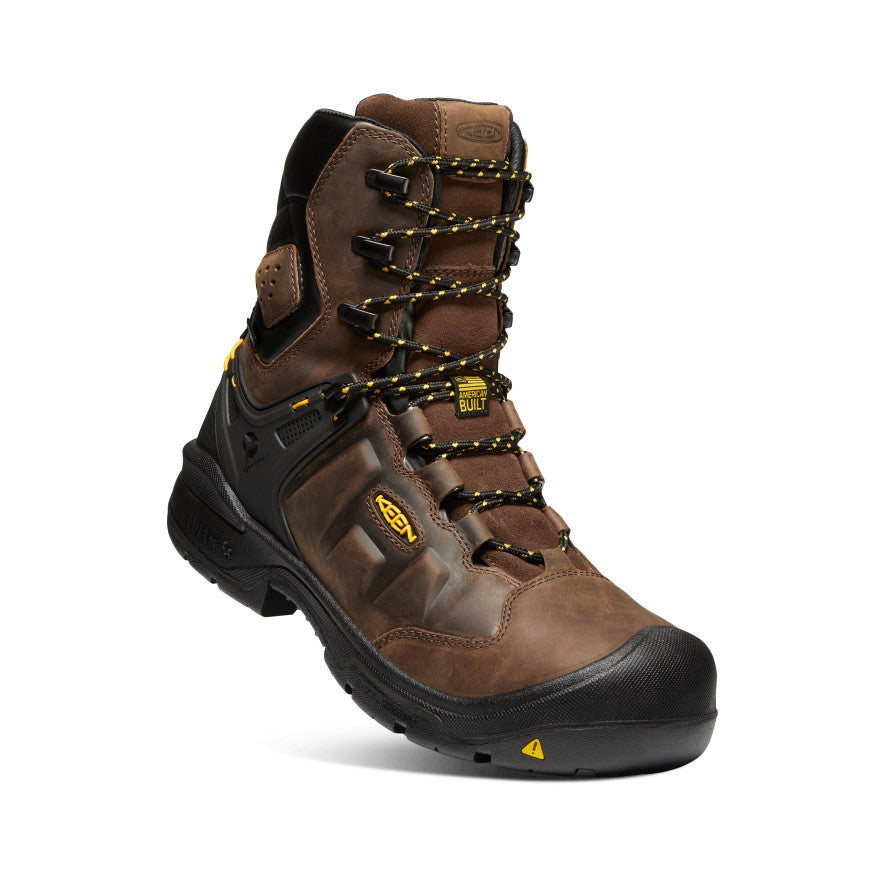 Men's Dover 8" Waterproof Boot (Carbon Toe)  |  Dark Earth/Black