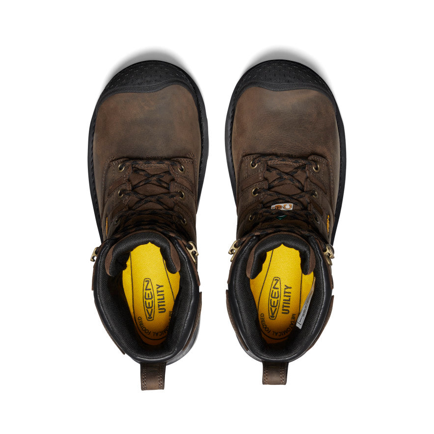 Men's CSA Camden 6" Waterproof Boot (Carbon Toe)  |  Dark Earth/Black