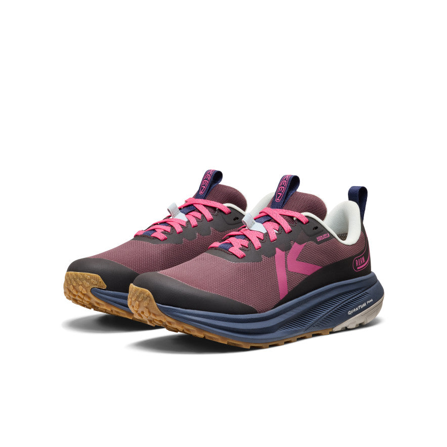 Women's Roam Waterproof Trail Running Shoe  |  Huckleberry/Ballad Blue