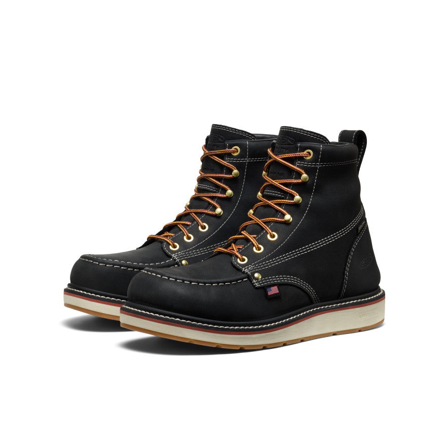 Men's Liberty 6" Waterproof Boot (Carbon Toe)  |  Black/Gum