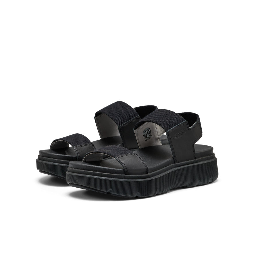 Women's Elle Mila Backstrap Sandal  |  Black/Black