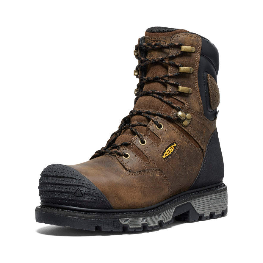 Men's CSA Camden 8" Waterproof Boot (Carbon Toe)  |  Dark Earth/Black