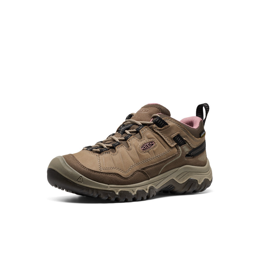 Women's Targhee IV Waterproof Hiking Shoe  |  Brindle/Nostalgia Rose
