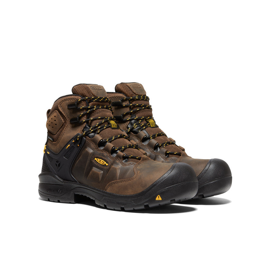 Men's Dover 6" Waterproof (Carbon Toe)  |  Dark Earth/Black