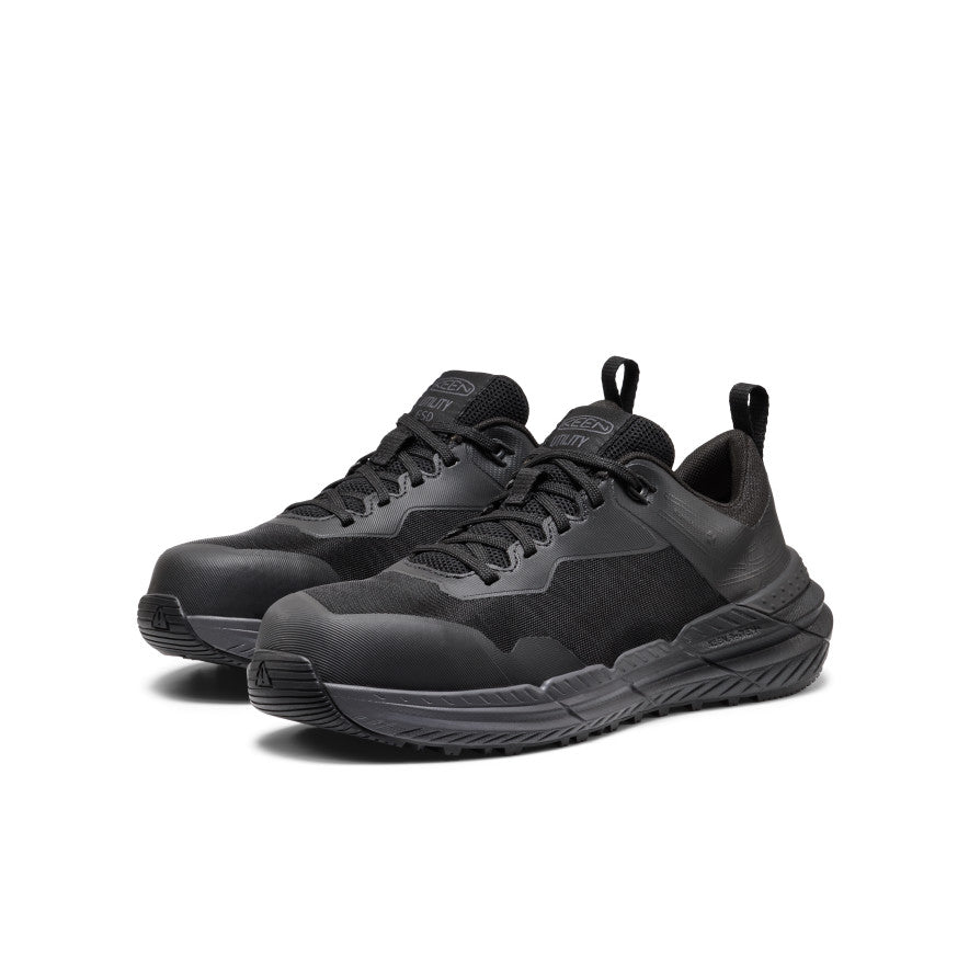 Women's Speedworks ESD Work Sneaker (Carbon Toe)  |  Black/Black