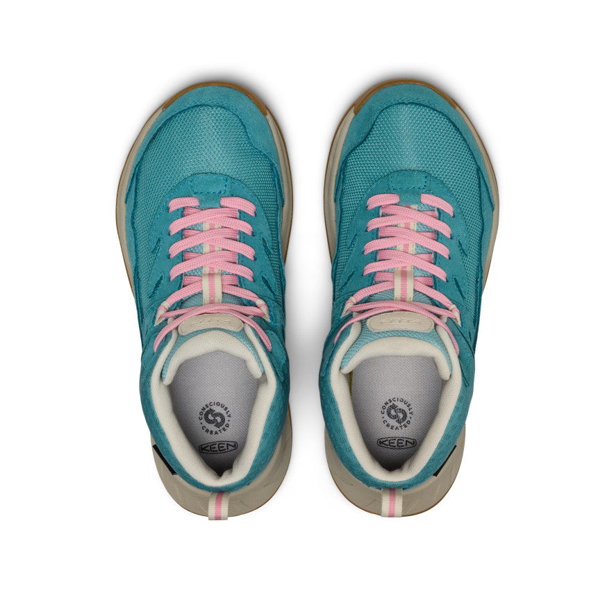 Big Kids' Hightrail Waterproof Hiking Boot  |  Brittany Blue/Cashmere Rose