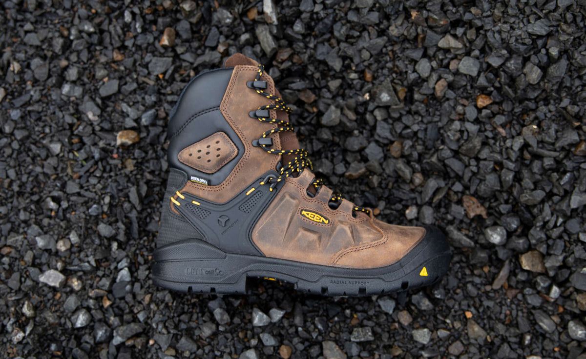 Men's Dover 8" Waterproof Boot (Carbon Toe)  |  Dark Earth/Black
