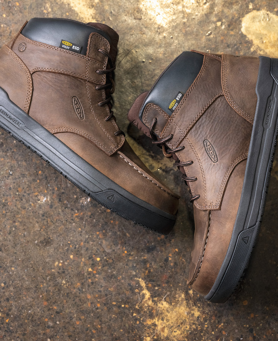 Men's Gibson ESD Boot (Carbon Toe)  |  Cascade Brown/Black