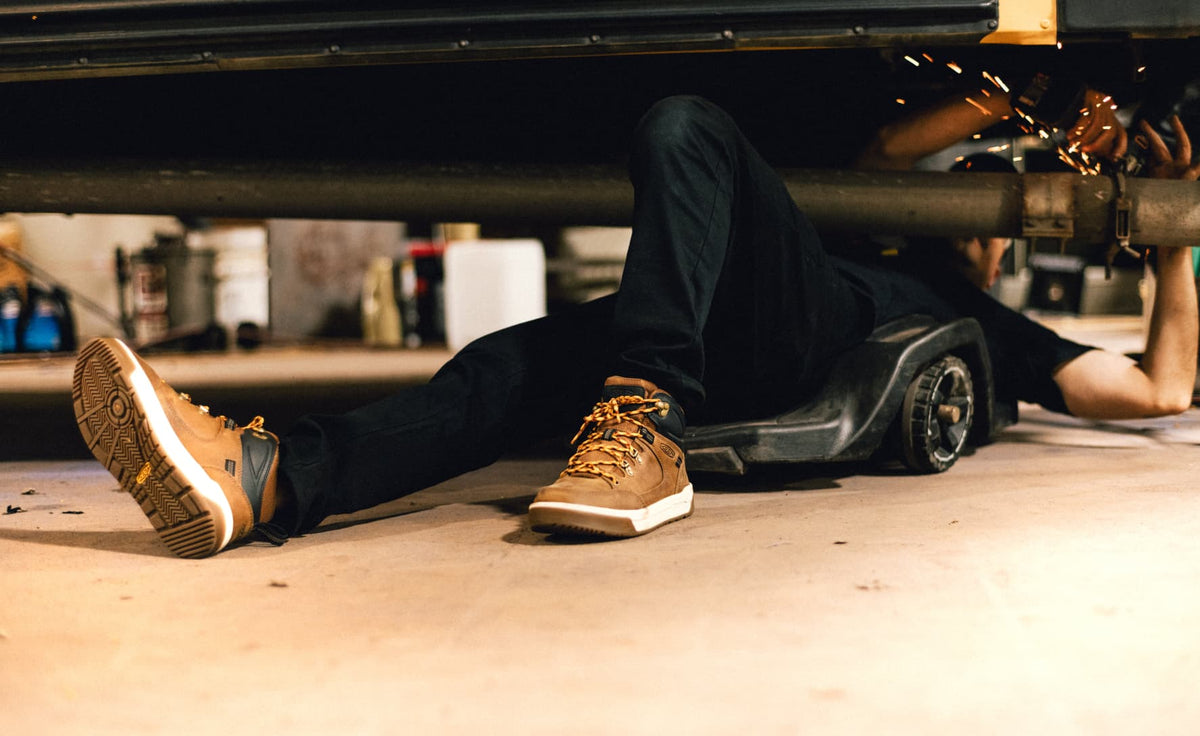 Men's Gibson Hiker Work Boot (Soft Toe)  |  Belgian/Gum