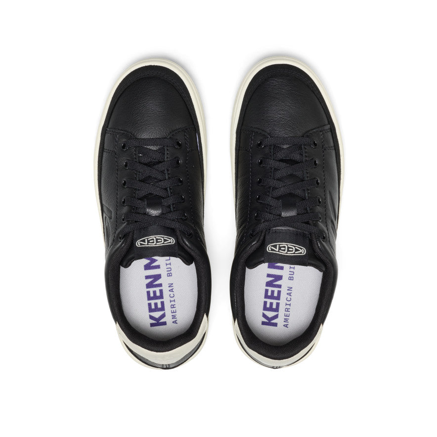 Women's KM1 Leather Sneaker  |  Black/Birch