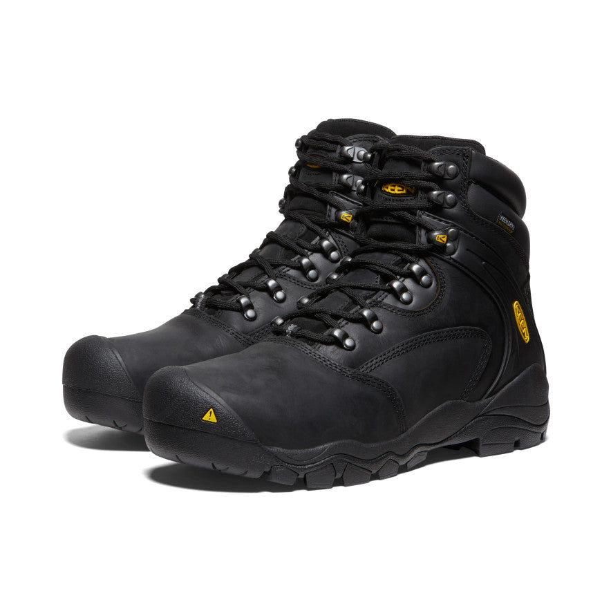 Men's Louisville 6" Waterproof Boot (Steel Toe)  |  Black
