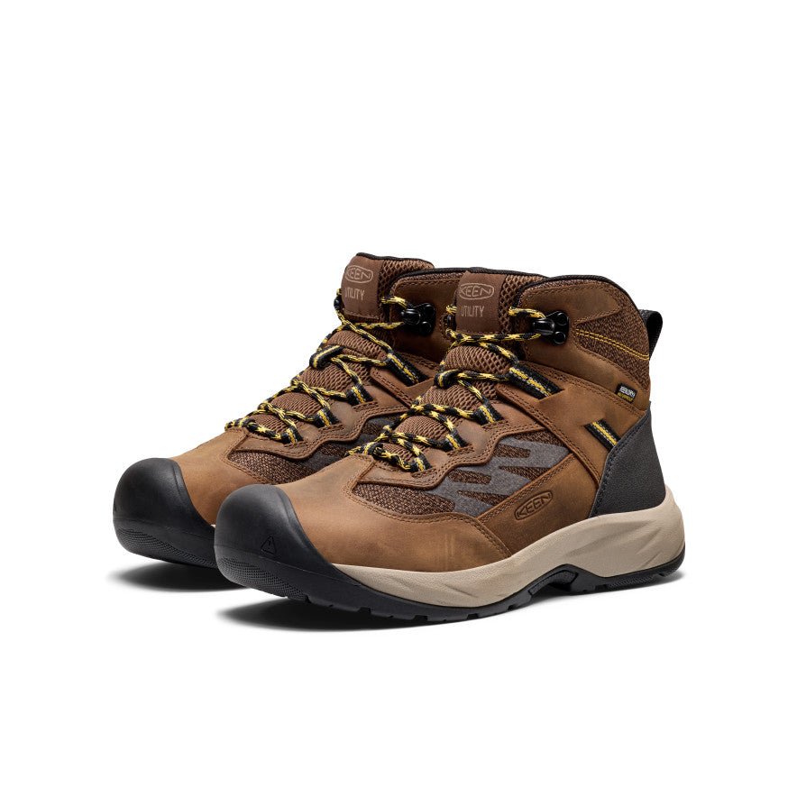 image|one|both|both|Men's Highframe Waterproof Work Boot (Soft Toe) - Pair Angle Image